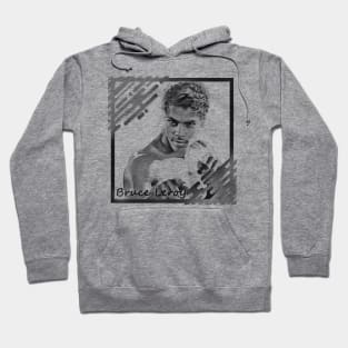 Bruce Leroy in Black & White Frame Concept Hoodie